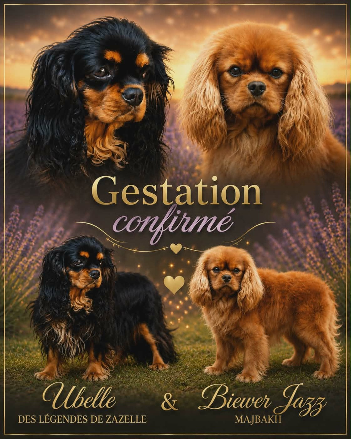 Bientôt de très jolies bébés cavalier king Charles